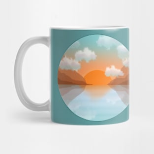 Sunset in the clouds Mug